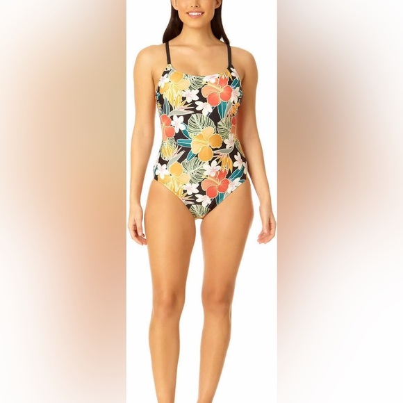 Hurley swimsuit size xs floral pattern - Picture 1 of 6
